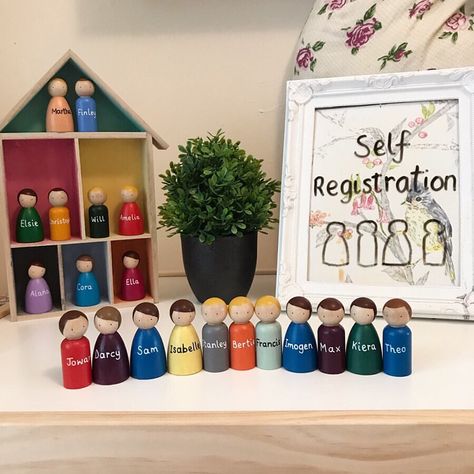 Self Registration Ideas, Childminding Room, Ece Environments, Nursery Display Boards, Curiosity Approach Eyfs, Ks1 Classroom, Self Registration, Childcare Rooms, Curiosity Approach