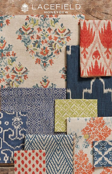 Tips for Mixing Patterns - Happily Ever After, Etc. Boho Home, Honeydew, Pattern Mixing, Cheap Home Decor, 인테리어 디자인, Fabric Samples, Fabric Patterns, Upholstery Fabric, Home Remodeling