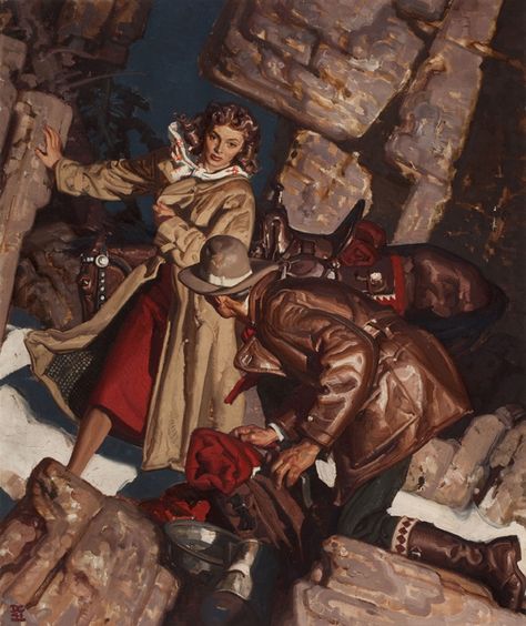 A Closer Look : Dean Cornwell | Muddy Colors Dean Cornwell, Frederic Remington, American Illustration, Pulp Art, Wow Art, Norman Rockwell, Traditional Paintings, 판타지 아트, Art Plastique