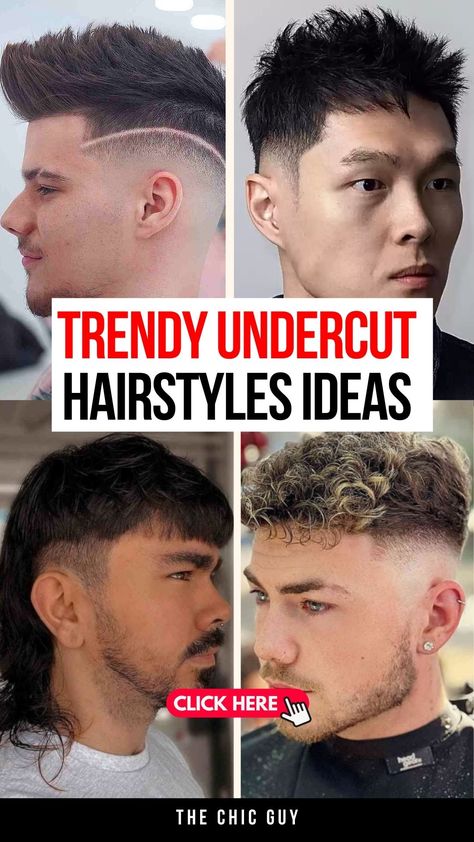 Top 20 Undercut Fade Hairstyles for a Sharp Look in 2024 Men’s Hair Undercut, Mens Medium Undercut, Zero Haircut Men, Short On The Sides Long On Top Hair Men, Men’s Fade Haircut, Men’s Undercut, Clean Haircut For Men, Bad Hairline, Fade Hairstyles For Men