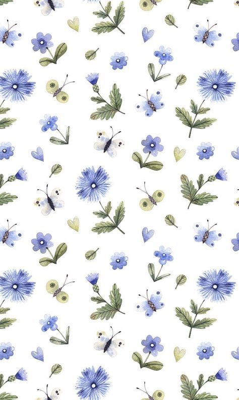 Background Phone Ideas, Blue Flowers Pattern, Forget Me Not Pattern, Wrap Paper Design, Pattern Paper Design, Forget Me Not Wallpaper, Paper Background Aesthetic, Cornflower Wallpaper, Blue Flower Fabric