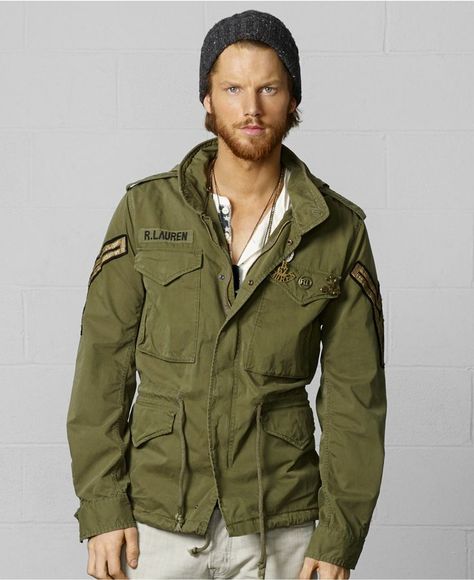 us army military jacket with name patch - Bing Field Jacket Men, Military Jacket Outfits, M65 Field Jacket, Fashionable Dresses, Embellished Jacket, Army Fashion, Home Bedding, Safari Jacket, Army Jacket