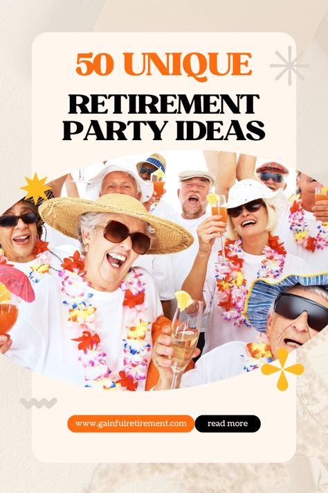 Looking for unique retirement party ideas tailored to different professions and preferences? From themes for teachers, nurses, men, and women to fun ideas for coworkers, we've got you covered! Say goodbye in style with these unique ways to celebrate the next chapter in their lives. Whether you're planning a casual gathering or a formal affair, these retirement party suggestions are sure to make the honoree feel special. Find inspiration and tips on how to throw an unforgettable event that will l Retirement Party Ideas, Garden Party Decorations, Woodworking Classes, Funny Costumes, Retirement Party, Party Venues, Retirement Parties, Sewing Class, Masquerade Ball