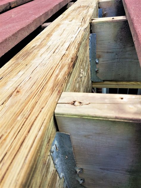 Deck Ceiling, Under Deck Ceiling, Rotten Wood, Deck Step, Deck Repair, Rain Weather, Deck Flooring, Deck Makeover, Water Rain