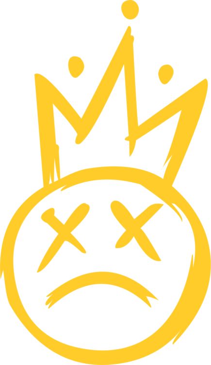 Fall Out Boy, Crown, Yellow, White, Art