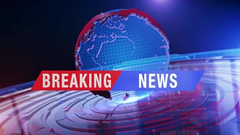 Breaking news banner in front of a digital globe network Looped Free Stock Video, Creative Commons, Stock Video, Stock Footage, Globe, Breaking News