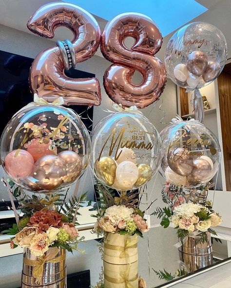 Balloon Business, Birthday Party Decorations For Adults, Outdoor Graduation Parties, Outdoor Graduation, Parents Anniversary, Baby Shoot, Balloon Ideas, Balloon Arrangements, Balloon Delivery