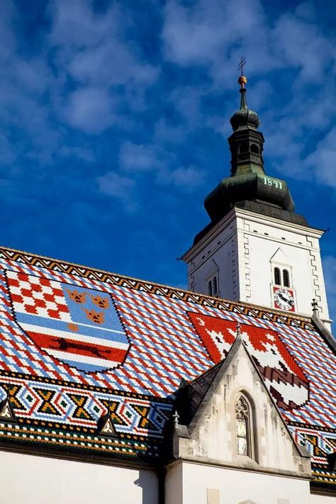 Enjoy one day in Zagreb, the Croatian capital where Central European architecture meets Mediterranean cuisine among some of the quirkiest museums in Europe. This one day itinerary includes the best things to do in Zagreb as well as some hidden gems. Take a look Croatia Zagreb, Road Trip Europe, Saint Mark, Adriatic Coast, Zagreb Croatia, European Architecture, Plitvice Lakes, Mediterranean Cuisine, Cities In Europe