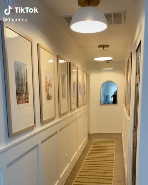 Doorway Lighting Entryway, Can Lights Hallway, Led Light Display Ideas, Hallway Track Lighting Ideas, Long Hallway Lighting Ideas, Corridor Lighting Home Hallways, Hallway Lights Ideas, Narrow Hallway Lighting Ideas, Hallway Lighting Ideas Ceilings