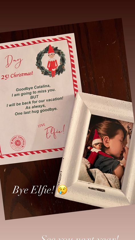 Elf On The Shelf Polaroid, Elf On The Shelf Postcard, Bye Elf, Navidad Diy, On The Shelf, Elf On The Shelf, Elf, Christmas