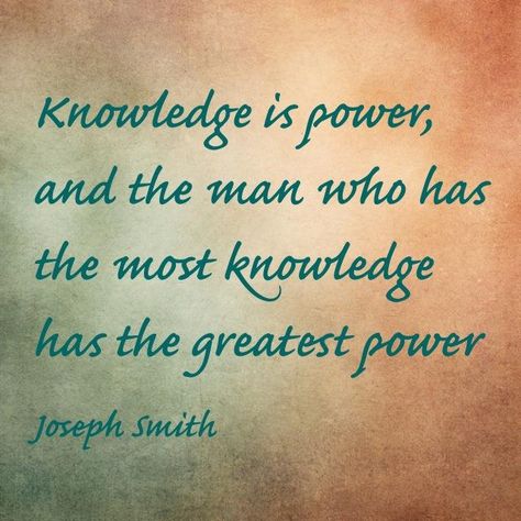 Lds Quote by Joseph Smith.    Find more LDS inspiration at: www.MormonLink.com Joseph Smith Quotes, Joseph Smith Quotes Lds, General Authority Quotes Lds, Self Reliance Quotes Lds, Eternal Perspective Quotes Lds, Lds Inspiration, Lds Quote, Prophet Quotes, Mormon Quotes