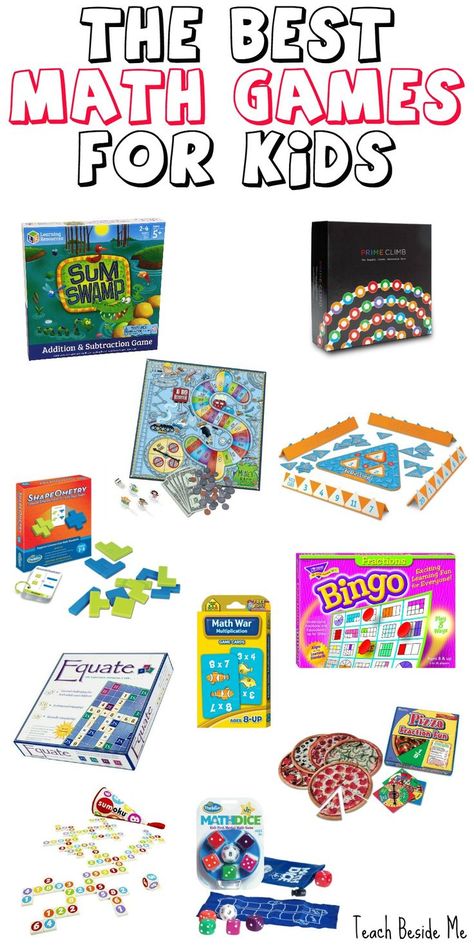 The BEST Hands-On Math Supplies Unschool Math, Game Schooling, Math Supplies, Easy Math Games, Homeschool Games, Math Board Games, Subtraction Games, Math Board, Math Boards