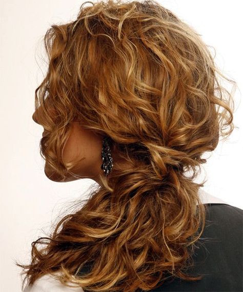 Formal Hairstyles Wavy Half Up | Formal Half Up Long Curly Hairstyle - - 7311 via TheHairStyler.com Half Up Curls, Easy Party Hairstyles, Hair Doos, Big Natural Hair, Heraldry Design, Hairstyle Curly, Styled Hair, Copper Blonde, Hairstyles Wavy