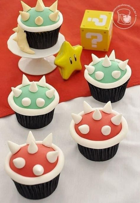 Bolo Do Mario, Super Mario Cupcakes, Super Mario Brothers Birthday, Mario Brothers Birthday Party, Mario Birthday Cake, Bolo Super Mario, Nintendo Party, Mario Bros Cake, Super Mario Bros Birthday Party