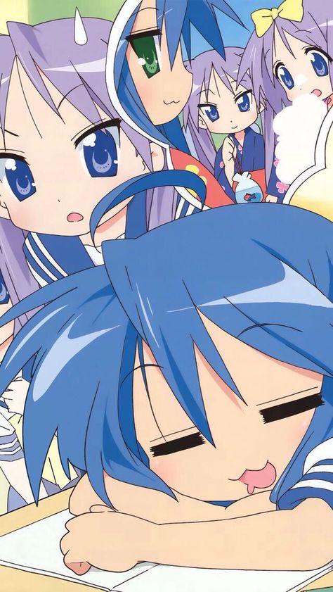 LUCKY Lucky Star Lockscreen, Lucky Star Wallpaper Iphone, Lucky Star Wallpaper, Konata Izumi, Horror Photography, Horsemen Of The Apocalypse, Cartoon Wallpaper Iphone, Star Wallpaper, Lucky Star