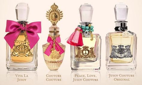 Juicy Couture Perfum.... Viva la juicy!!!!! Juicy Couture Perfume, Coconut Perfume, Victoria's Secret Perfume, Couture Perfume, Jasmine Perfume, Perfume Genius, Cheap Perfume, Diy Perfume, Pink Perfume