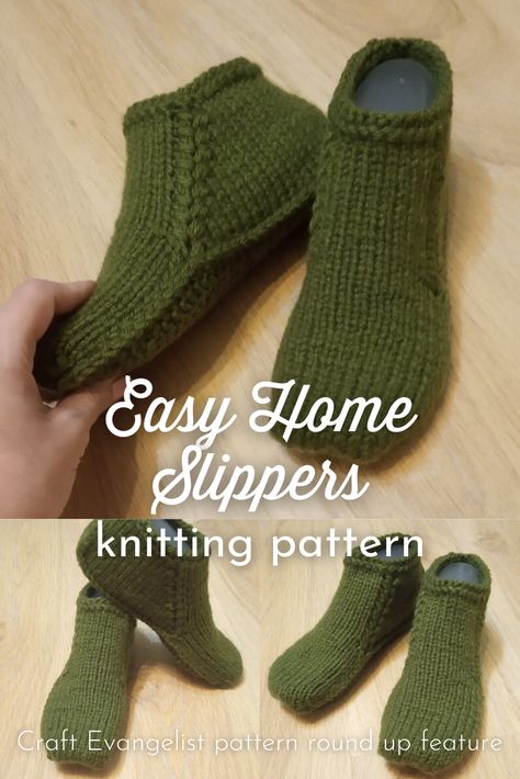 Knitting Slippers, Knit Slippers Free Pattern, Kids Knitting Patterns, Knitted Slippers Pattern, Deep Freeze, Clothes Tutorial, Knitted Booties, Knitting Machine Projects, Knitting Patterns Free Cardigans