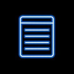 Pinterest Neon Blue Icons For Apps, Dark Blue App Icons Aesthetic Neon, Neon Blue App Icons, Glowing App Icon, Notes Icons Aesthetic, Ios App Logo, Best Notes App, Neon Icons, Blue Aesthetic Dark