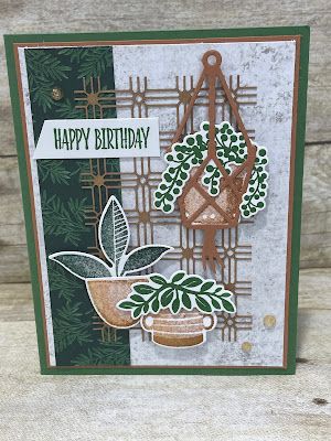 Christi's Creative Crew: Plentiful Plants Day 3 Plants Sketch, Christmas Lodge, Bloom Where Youre Planted, Fathers Day Card, Bloom Where You Are Planted, Sketch Challenge, Perfect Plants, Stamping Up Cards, Stamping Up