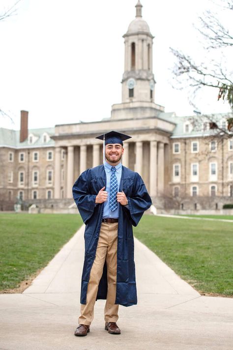 College Grads • Tish O'Connor Photography - Williamsport Male Graduation Pictures, Masters Graduation Pictures, Grad Picture Ideas, College Grad Photos, Cap And Gown Photos, Cap And Gown Pictures, College Pictures, Senior Photoshoot Poses, College Graduation Pictures Poses