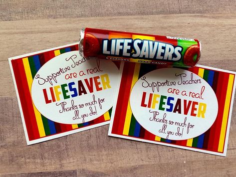 Teacher Appreciation Printables. Lifesavers Candy, Lifesaver Candy, Relief Society Birthday, Classroom Valentine Cards, Appreciation Gifts Diy, Staff Appreciation Gifts, Teacher Appreciation Gifts Diy, Teacher Appreciation Printables, Teacher Conferences