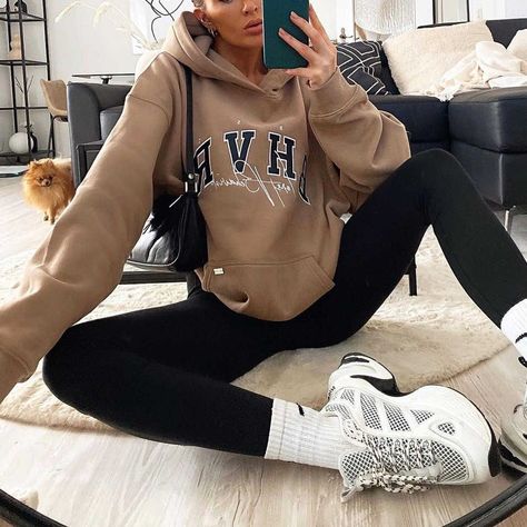 7bb060764a818184ebb1cc0d43d382aadesc52924501ri Velvet Hoodie, Legging Sport, Sleeves Clothing, Sweatshirts Online, Oversized Pullover, Long Sleeve Sweatshirt, Fashion Seasons, Print Sweatshirt, Hooded Sweater