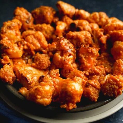 Buffalo Cauliflower Bites (Viral TikTok Recipe) - All Nutritious Gluten Free Super Bowl Snacks, Healthy Buffalo Cauliflower, Gluten Free Super Bowl, Gluten Free Soft Pretzels, Buffalo Cauliflower Wings, Buffalo Cauliflower Recipes, Bbq Sauce Homemade Easy, Baked Buffalo Cauliflower, Super Bowl Snacks