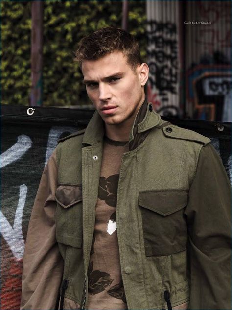 Matthew Noszka snags a new cover with the spring-summer 2017 issue of Da Man Style. Sporting bold styles, Matthew connects with photographer Mitchell Nguyen McCormack. The photographer collaborates with stylists Lauren Larocca and Oly Maly for the occasion. Front and center, Matthew wears brands such as Moschino and Martine Rose. Related: Matthew Noszka Dons Smart... [Read More] Matt Noszka, Josh Harnett, Amo Jones, Matthew Noszka, Lux Series, Russian Men, Corte De Cabelo Masculino, Male Fashion Trends, White Boys