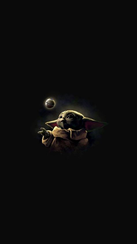 Yoda Wallpaper Iphone, Grogu Wallpaper, Yoda Artwork, Baby Yoda Wallpaper, Black Background Art, Yoda Images, Yoda Wallpaper, Hd Dark Wallpapers, Star Wars Background