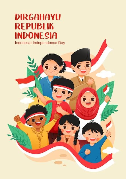 Graphic Designer Ideas, Indonesian Independence Day, Site Analysis Architecture, Indonesian Flag, Independence Day Poster, Independent Day, Hut Ri, 17 Agustus, Canvas Learning