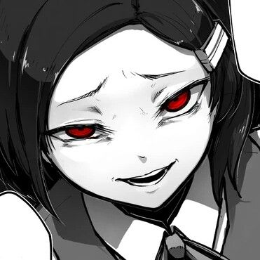 Yandere Face, Anime Goth, Yandere Girl, Yandere Manga, Anime Expressions, Drawing Expressions, Gothic Anime, Face Expressions, Red Eyes