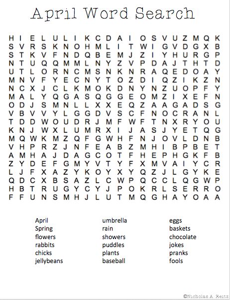 Tried it Tuesday - April Fool's Day Jokes, with a freebie! April Word Search, Classroom Control, Fake Words, April Fools Day Jokes, Autumn Puzzle, Easter Puzzles, Free Printable Word Searches, April Activities, School Holiday Activities