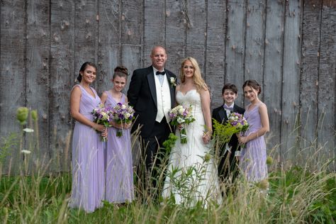 Bridal party photo with bride and grooms children.  brides children, grooms children, wedding photos with couples children, 2nd marriage photos, second marriage photos Second Marriage Wedding Photos, Marriage Wedding Photos, Second Marriage Wedding, 2nd Marriage, Sunflower Wedding Decorations, Second Marriage, Marriage Photos, Wedding Picture Poses, Photography Bride