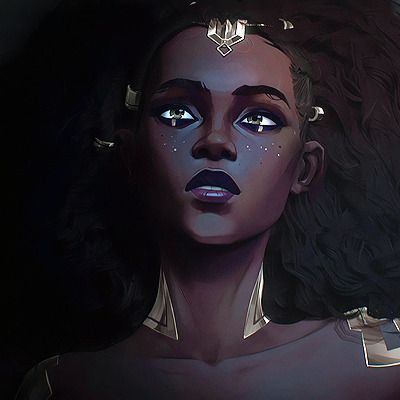 Arcane Face, Mel Arcane, Arcane Screenshots, Buff Women, Team Blue, Lol League Of Legends, African American Art, Character Aesthetic, Down Hairstyles