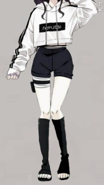 Cute Anime Outfits Female Casual, Anime Outfits Winter, Anime Outfit Ideas Casual, Casual Anime Outfits, Anime Outfits Casual, Cute Anime Outfits, Girl Boss Outfit, Naruto Clothing, Mother Clothing