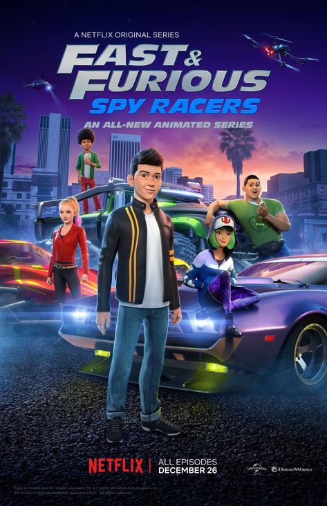 Spy Racers, Netflix Tv, Tyler Posey, Netflix Original Series, Fast Furious, The Furious, December 26, Dreamworks Animation, Vin Diesel