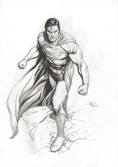 Gary Frank Art, Gary Frank, Superman Art, Superman Comic, Comic Book Pages, Black White Art, Art Gallery Room, Gallery Room, Selling Artwork