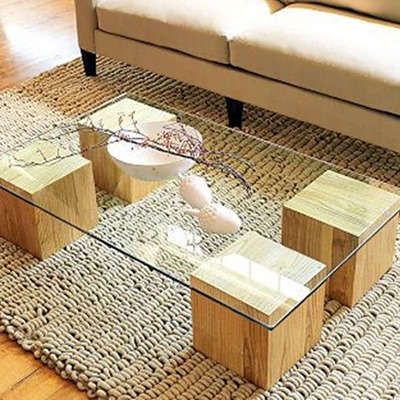 DIY Coffee Table Cheap Side Tables, Cheap Coffee Table, Koti Diy, Diy Table Top, Coffee Table Base, Diy Holz, Glass Top Coffee Table, Diy Coffee Table, Diy Coffee