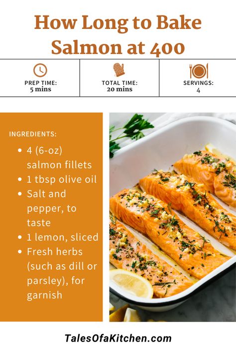 How Long to Bake Salmon at 400 Bake Salmon, Conversion Chart Kitchen, Lemon Salmon, Kitchen Conversion, Salmon Fillets, Perfect Timing, Baked Salmon, Conversion Chart, So Delicious