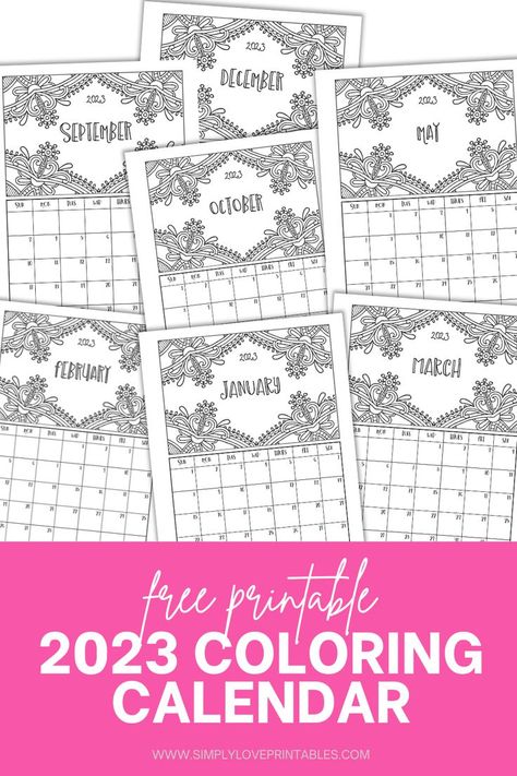 Introducing, the Printable Coloring Calendars for 2023! I’m so excited to introduce the new coloring calendar for 2023! These coloring calendars have been very popular over the past few years with Simply Love Printable’s audience. So, I’ve created a free coloring calendar for 2023. These coloring calendars are perfect for anyone who loves to color, or even those who just need a little bit of relaxation in their lives. Love Printables, Memorial Day Coloring Pages, Reading Log Printable, Valentines Day Coloring Page, Floral Planner, Coloring Calendar, Valentines Day Coloring, Easter Printables Free, Summer Coloring Pages