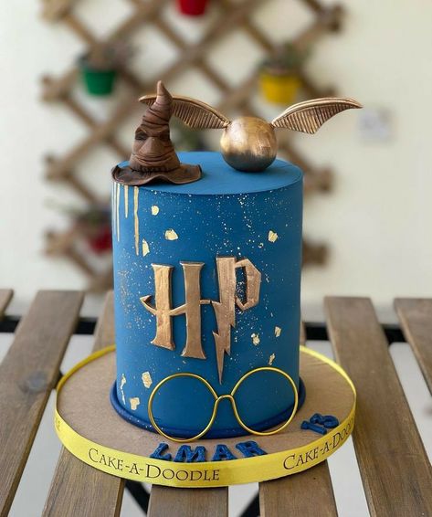 Tort Harry Potter, Bon Voyage Cake, Gateau Harry Potter, Cakes For Kids, Harry Potter Theme Birthday, Harry Potter Birthday Cake, Harry Potter Bday, Minnie Cake, Harry Potter Food