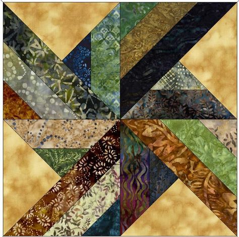 Trade Winds Quilt Pattern, Tradewinds Quilt, Batik Quilt Patterns, Block Quilt Ideas, Strip Quilt Patterns, Colchas Quilting, Mini Patchwork, Jelly Roll Quilt Patterns, Abstract Quilt