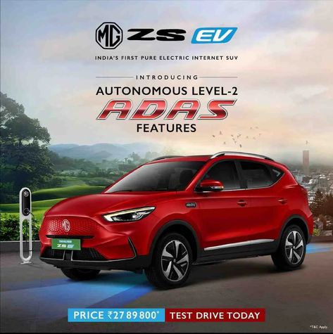 ZS EV is now India's first all-electric, internet SUV to come with ADAS Mg Zs Ev, Bike News, India First, Driving Test, Key Details, Suv, Highlights, Bike, How To Apply