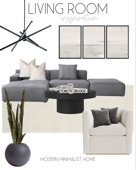 Dark Grey Couch Light Wood Coffee Table, Gray Round Coffee Table, Charcoal Gray Living Room Ideas, Contemporary Living Room Grey Couch, Dark Grey Sectional Living Room Decor, Grey Couch Black Coffee Table, Dark Gray Sectional Living Room Decor, Gray Black Living Room, Dark Grey Sectional Living Room