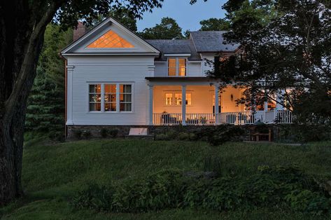 Farmhouse Pools, Roof Porch, Pool Pavilion, Porch Addition, Beautiful Farmhouse, Modern Farmhouse Design, Greek Revival, Old Farmhouse, Farmhouse Homes