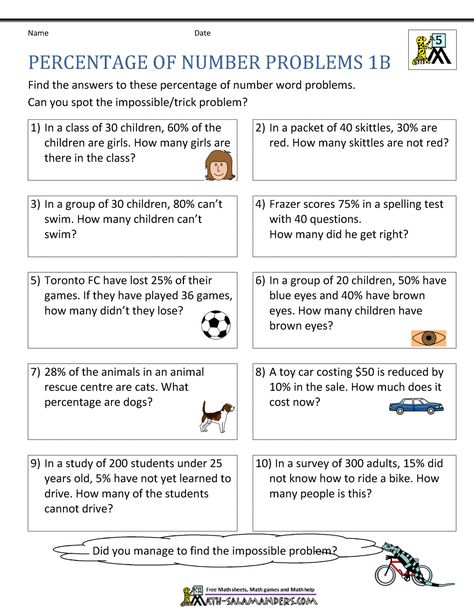 Percent Of A Number, Percentages Math, Decimal Word Problems, Money Word Problems, Problem Solving Worksheet, Fraction Word Problems, Word Problem Worksheets, Math Questions, Math Words