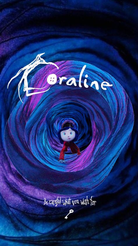 #coraline #laikastudios #claymation Coraline Book, Coraline Art, 2000s Cartoons, Coraline Jones, Halloween Fonts, Halloween Wallpaper Iphone, Poster Stickers, Halloween Props, Room Posters