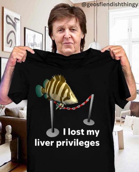 Ha, I lost my liver privileges a LONG time ago… we don't talk about it though . . . . . . #thebeatlesgetback #letitmeme #letitbe #thebeatlesfans #paulmccartney #paulmccartneymemes #beatlesmemes #ringostarrbucks #beatles #stopringohate #stopringoneglect #ringostarr #thebeatles #thebeatlesmemes #georgeharrison #paulmccharmley #johnlennon #peaceandlove #ringosus #maccasaysno #beatlesbiopic #georgeparasol #garrycrimble #johnlemon #brackets #musicmemes #sirpaulmccartney #sirrichardstarkey Liver Privileges, John Lemon, Bug Boy, Sir Paul, We Dont Talk, Ringo Starr, George Harrison, Music Memes, Long Time Ago