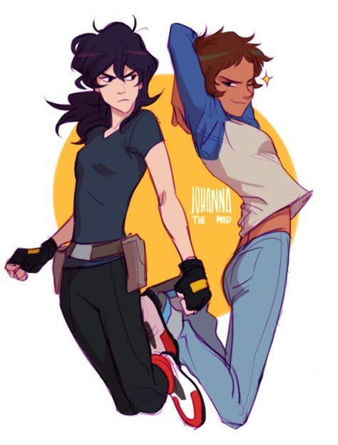 Voltron genderbent Keith and Lance Keith Lance, Lance Mcclain, Form Voltron, Voltron Ships, Voltron Fanart, Voltron Klance, Arte Sketchbook, Voltron Legendary Defender, Film Serie