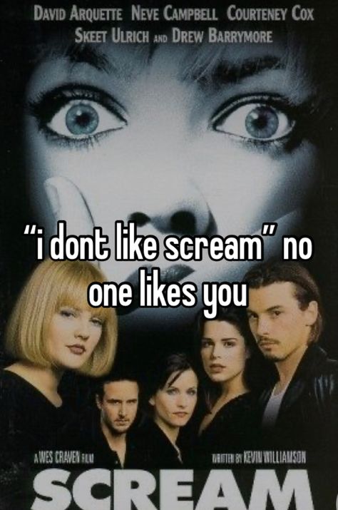 Scream Characters, Scream Movies, Scream 1996, Scream 1, Scream Cast, Scream Franchise, Horror Movies Funny, Ghostface Scream, Scary Movie Characters